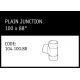 Marley Solvent Joint Plain Junction 100 x 88° - 104.100.88